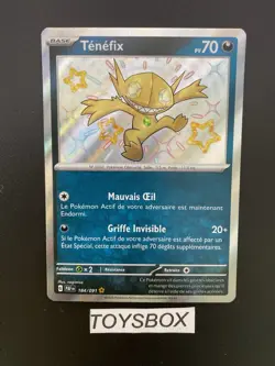 Carte Pokemon Tenefix Shiny 184/091 / Destinees De Paldea EV4.5 / NEUF FR - Image 2