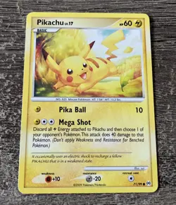 Pikachu 71/99 Common Arceus Pokemon LP - Image 1