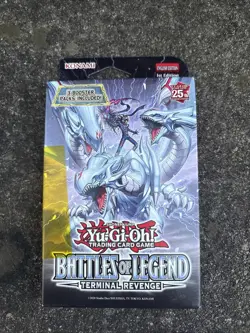 YuGiOh Battles Of Legends: Terminal Revenge 3 Pack Booster 1st Edition Sealed - Image 1