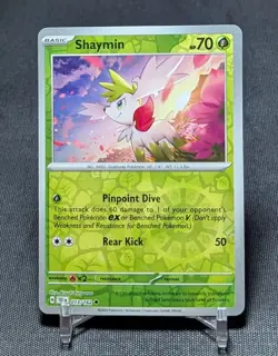 Shaymin Uncommon Reverse Holo Grass Temporal Forces Pokemon TCG Card 013/162 - Image 1