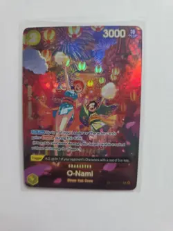 One Piece CCG O-Nami Special Alternate Art OP06-101 JAPANESE New - Image 1