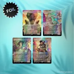 MOTHER'S DAY 2021 Secret Lair Foil Edition MTG all 4 cards - Image 1