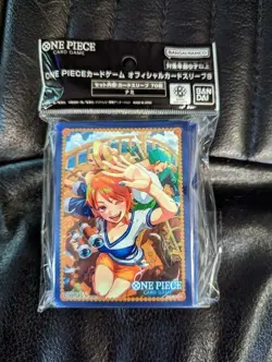 One Piece Card Game Official Sleeves: Assortment 8 - Sailor Nami (70-Pack) - Image 1
