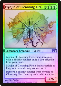 Myojin of Cleansing Fire FOIL Champions of Kamigawa NM Rare CARD ABUGames - Image 1