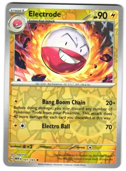 Electrode 101/165 Reverse Holo SV: Scarlet & Violet 151 Pokemon TCG - Image 1