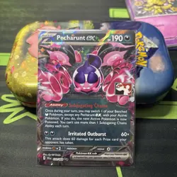 Pecharunt Ex 039/064 NM Prize Pack Play Stamp Series 6 Pokemon - Image 1