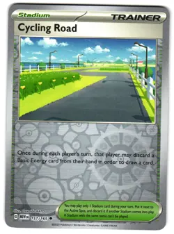 Cycling Road 157/165 Reverse Holo SV: Scarlet & Violet 151 Pokemon TCG - Image 1