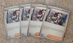 Pokemon TCG Lot of 4 Hilda Cards 084/086 Uncommon Trainer White Flare Near Mint - Image 1