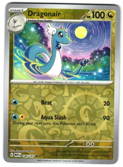 Dragonair 148/165 Reverse Holo SV: Scarlet & Violet 151 Pokemon TCG - Image 1
