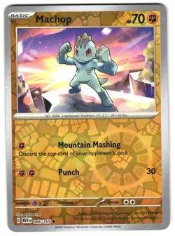 Machop 066/165 Reverse Holo SV: Scarlet & Violet 151 Pokemon TCG - Image 1