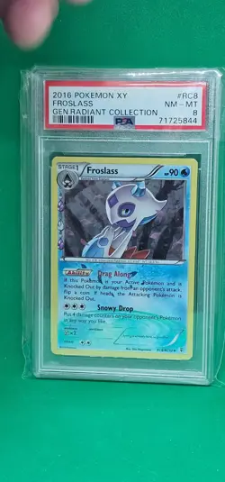 2016 Pokemon XY Froslass Gen. Radiant Collection RC8 PSA 8 NM-MT - Image 1