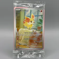 SEALED Fennekin 080 | Pokemon Center Stamped | Chaos Rising Promo | English TCG - Image 1