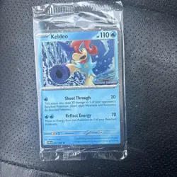 Pokemon TCG Keldeo 19/86 Chaos Rising Stamped Promo Sealed - Image 1