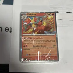Pokemon TCG - Delphox - Chaos Rising Pre Release Stamp Promo Sealed Deck #ML - Image 1