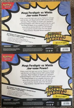 2 x Pokemon TCG Ascended Heroes Mega Feraligatr Ex Box - Brand New & Sealed - Image 2