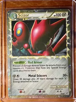 2010 Pokemon Scizor Prime 84/90 Undaunted Ultra Rare Holo Stage 1 Original Owner - Image 1