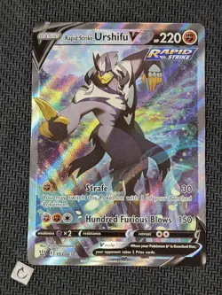 Rapid Strike Urshifu V 153/163 - Battle Styles Alternate Art Pokemon TCG NM - Image 1