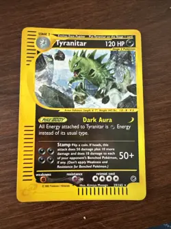 Pokemon TCG Tyranitar Expedition Base Set 29/165 Reverse Holo Holo Rare - Image 2