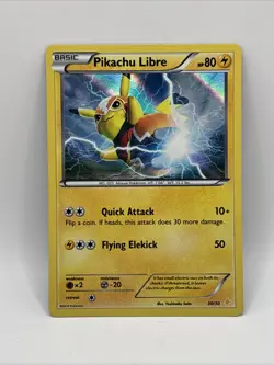 Pokemon 2016 Pikachu Libre 30/30 Holo - Image 1