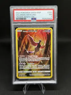2023 Pokemon TCG Galarian Articuno SWSH282 Black Star Promo Holo PSA 7 - Image 1