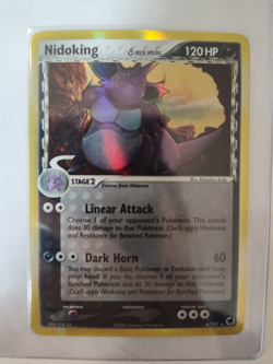 Pokemon TCG Dragon Frontiers 2006 Nidoking Delta Species Rare Holo 6/101 - Image 1