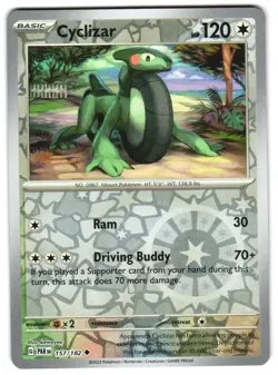 Cyclizar 157/182 Reverse Holo SV04: Paradox Rift Pokemon TCG - Image 1