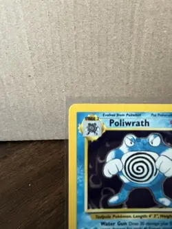 Pokemon Poliwrath Base Set Holo Rare 13/102 1999 90 HP English - Image 2