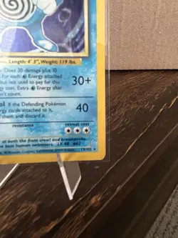 Pokemon Poliwrath Base Set Holo Rare 13/102 1999 90 HP English - Image 4