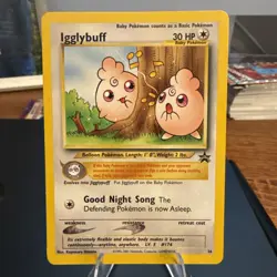 Wotc Pokemon TCG Igglybuff 36 Black Star Promo #6 - Image 1