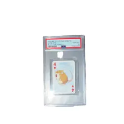 Bicycle PSA 10 Raticate Blue-4 of Hearts 1999 Pokemon TCG English Regular - Image 2