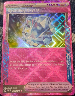 Pokemon TCG Sparkling Crystal ACE SPEC Trainer 129/131 Prismatic Evolutions Holo - Image 1
