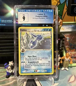 2006 POKEMON EX HOLON PHANTOMS #22 LATIOS CGC 9 - Image 1