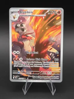 Blaziken Illustration Rare Holo 192/182 Sv10 Destined Rivals 170 HP Pokemon TCG… - Image 1