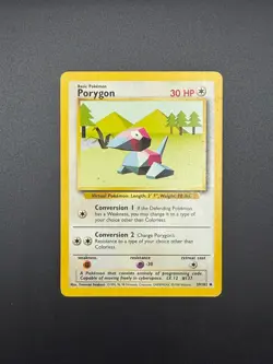 Pokemon Porygon Uncommon Base Set 039/102 LP - Image 1