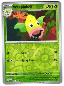 Weepinbell 070/165 Reverse Holo SV: Scarlet & Violet 151 Pokemon TCG - Image 1