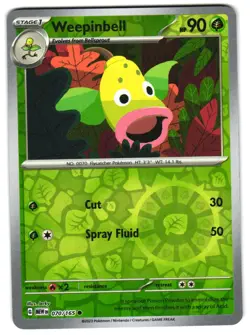 Weepinbell 070/165 Reverse Holo SV: Scarlet & Violet 151 Pokemon TCG - Image 1