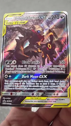 Pokemon TCG Sun & Moon Black Star Promo Umbreon & Darkrai GX SM241 - Image 2