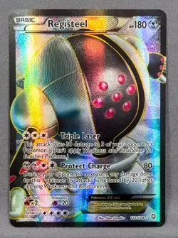 MP+ Registeel EX 122/124 Ultra Rare Dragons Exalted Pokemon 2012 5ban Graphics - Image 1