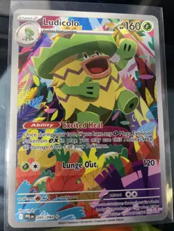 Pokemon TCG Ludicolo 095/094 - Phantasmal Flames Illustration Rare NM - Image 1