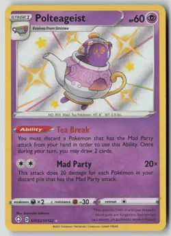 Polteageist SV053/SV122 Shiny Rare Shining Fates Shiny Vault Pokemon NM - Image 1