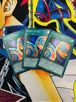 Double Fusion 3x - DOOD-EN100 - 1st Edition - Super Rare - NM - Yugioh - Image 1