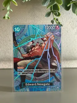 Edward Newgate SP One Piece Card OP-15 OP-13-042 12000HP 10 - Image 1