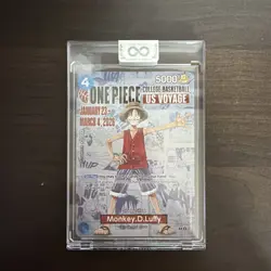 One Piece English College Basketball US Voyage P-055 Monkey D Luffy Promo LP - Image 1
