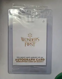 Wonders of The First PSA Magazine Sealed Promo Autograph Redemption Code Card - Image 1