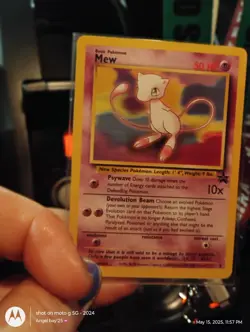 a 1990s Pokemon card mint condition Mew - Image 1