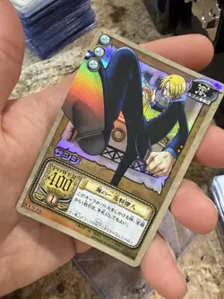 One Piece Card Game CE-C05 Sanji Top Chef of the Sea Holo Foil 2002 Bandai - Image 1