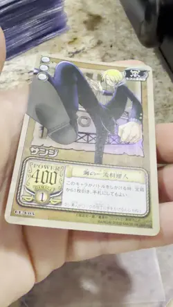 One Piece Card Game CE-C05 Sanji Top Chef of the Sea Holo Foil 2002 Bandai - Image 2