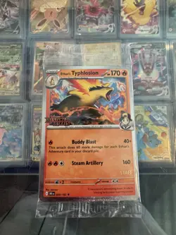 Pokemon TCG Destined Rivals Prerelease Staff Promo Cards Sealed Set of 4 - Image 1