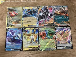 Pokemon TCG Bulk 4LB Mixed Lot 2 Tins of Cards | Incl. V EX & Other Holo Cards - Image 2