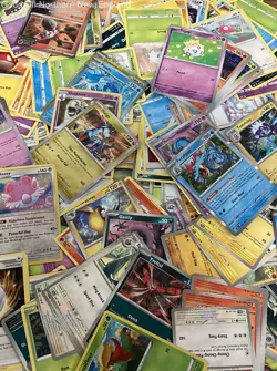 Pokemon TCG Bulk 4LB Mixed Lot 2 Tins of Cards | Incl. V EX & Other Holo Cards - Image 3